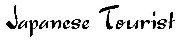 Japanese Tourist字体