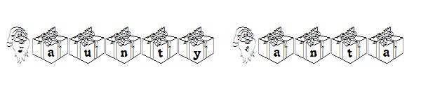 Jaunty Santa字体