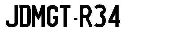 JDMGT-R34字体