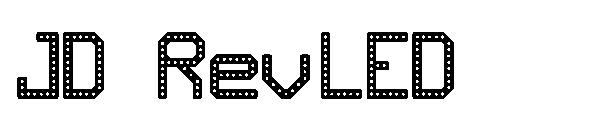 JD RevLED字体