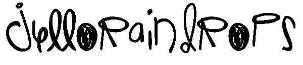 JelloRaindrops字体