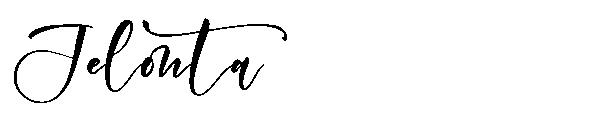 Jelonta字体
