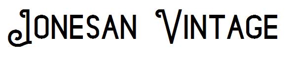 Jonesan Vintage字体