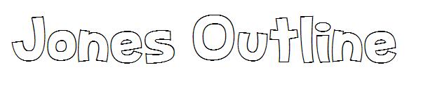 Jones Outline字体