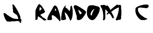 J Random C字体