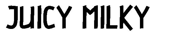 JUICY MILKY字体
