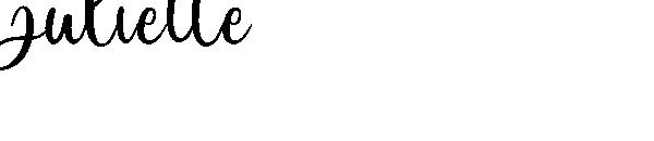 juliette字体