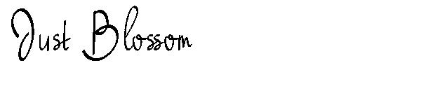 Just Blossom字体