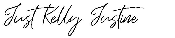 Just Kelly Justine字体