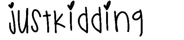 JustKidding字体