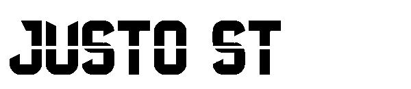 Justo St字体