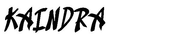 Kaindra字体
