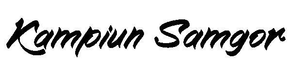 Kampiun Samgor字体