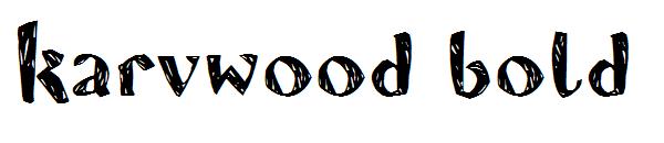 Karvwood bold字体