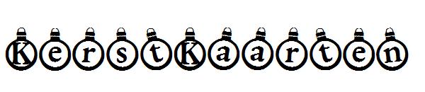 KerstKaarten字体