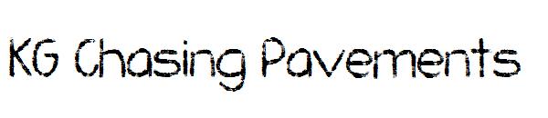 KG Chasing Pavements字体