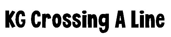 KG Crossing A Line字体