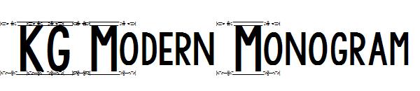 KG Modern Monogram字体