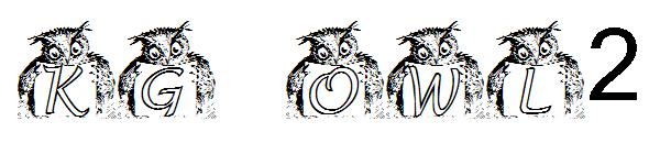 KG OWL2字体