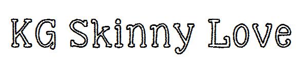 KG Skinny Love字体