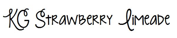 KG Strawberry Limeade字体