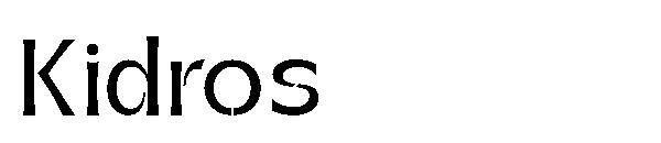 Kidros字体