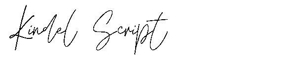 Kindel Script字体