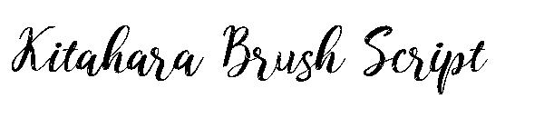 Kitahara Brush Script字体