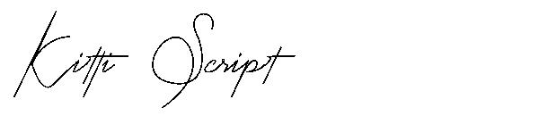 Kitti Script字体