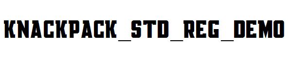 Knackpack_Std_Reg_DEMO字体