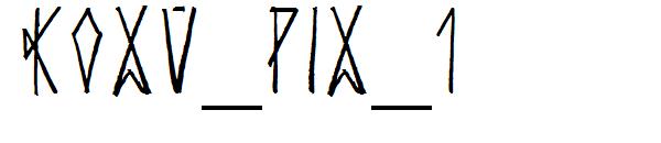 Koxu_Pix_1字体