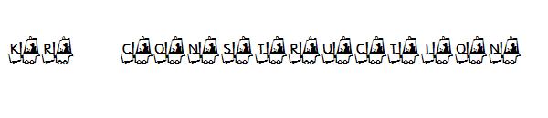 KR Construction字体