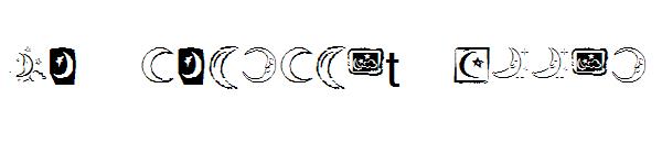 KR Crescent Moons字体