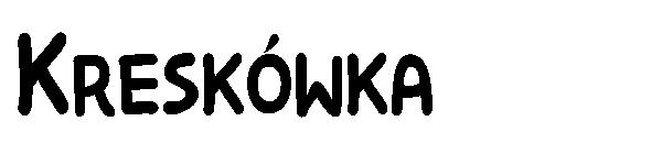 Kreskówka字体