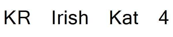 KR Irish Kat 4字体