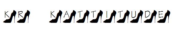 KR Kattitude字体