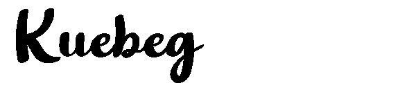 Kuebeg字体