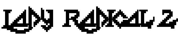 Lady Radical 2字体