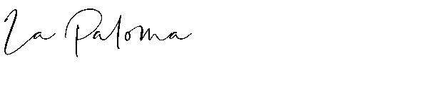 La Paloma字体