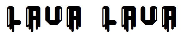 lava lava字体