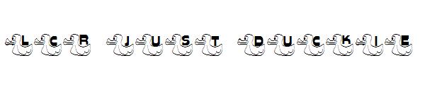 LCR Just Duckie字体