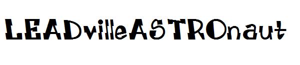 LEADvilleASTROnaut字体