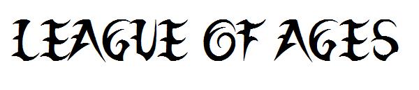 League of Ages字体