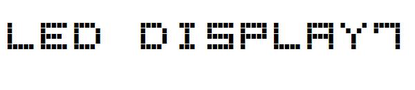 LED Display7字体