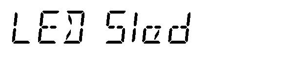 LED Sled字体
