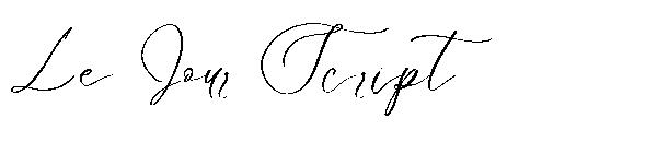 Le Jour Script字体