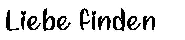 Liebe finden字体