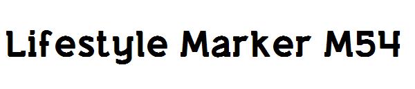 Lifestyle Marker M54字体