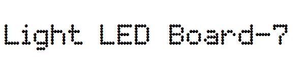 Light LED Board-7字体