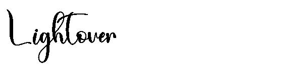 Lightover字体